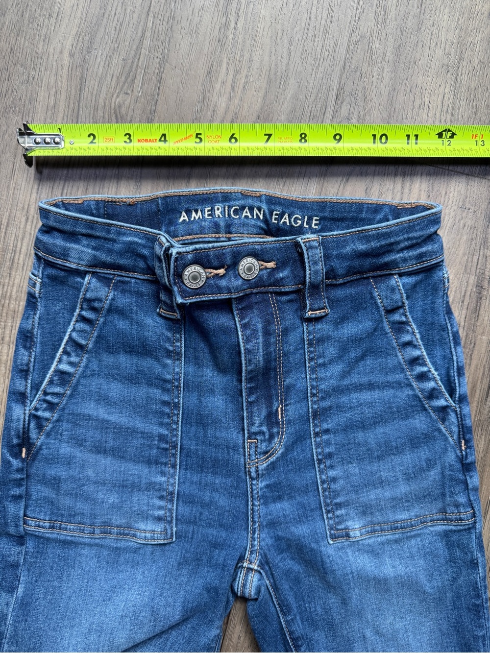 American Eagle Outfitters Women's Super High-Rise Flare - Size 00 Regular - Picture 7 of 14